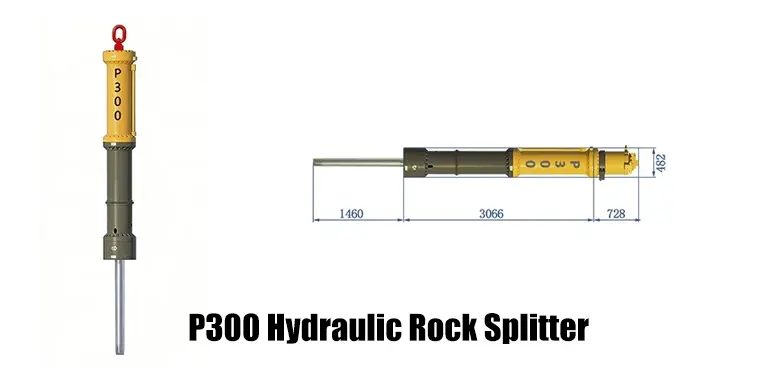 P300 Hydraulic Rock Splitter
