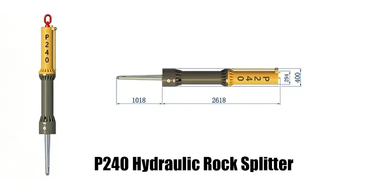 P240 Hydraulic Rock Splitter