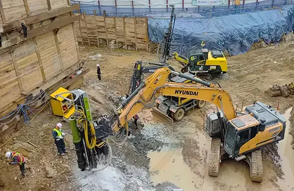 Hydraulic Rock Splitter Excavator Attachment for Sale
