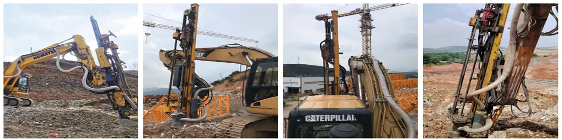 T2 Hydraulic Rock Drill Rig Applications