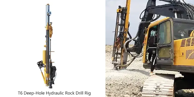 T6 Deep-Hole Hydraulic Rock Drill Rig