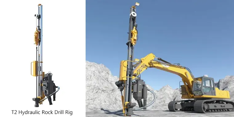T2 Hydraulic Rock Drill Rig